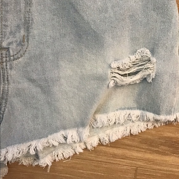 Rewash “The Wedge” High Rise Denim Shorts 9/29 NWT - Picture 4 of 7